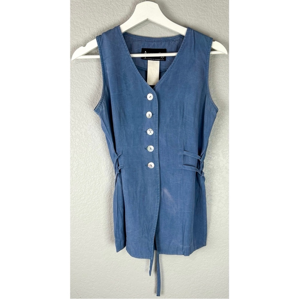 All That Jazz Vintage 90s Womens Vest and Pant Suit Resortwear, size Small 5/6 - Picture 6 of 15